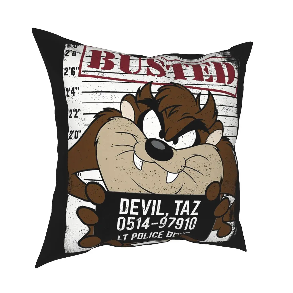 Merchcode Busted Taz Devil Шварц новый дизайн Летний чехол с любым логотипом брендовый