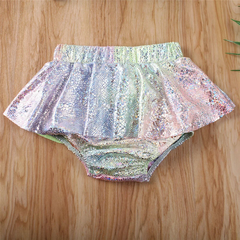 Модная детская одежда для маленьких девочек красочные наряды 3 шт. Короткие топы