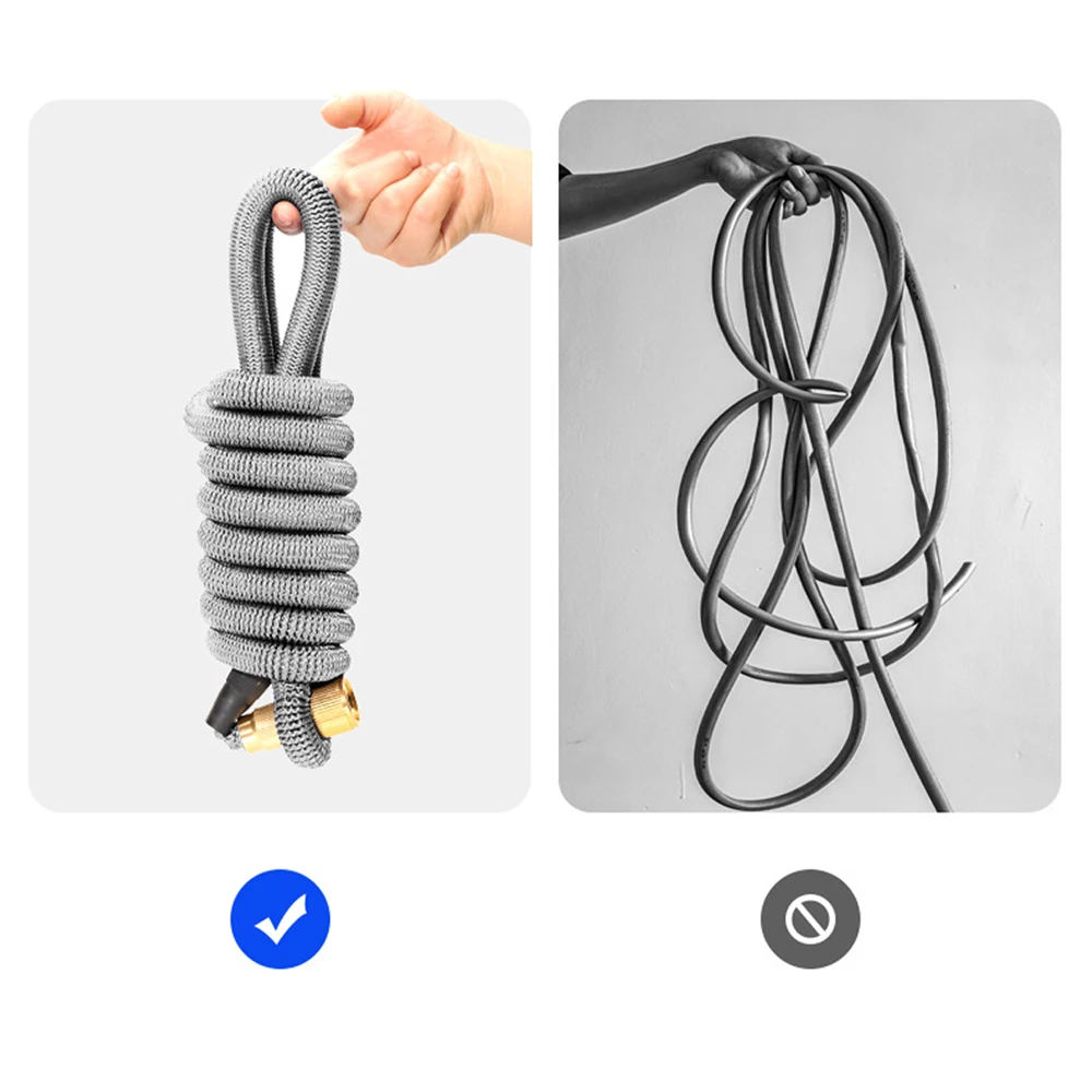 

2020 New Stretchy Garden Hose Expandable Stretch Car Wash Expandable Hose For Car Wash Flexible Water Hose Water Gun