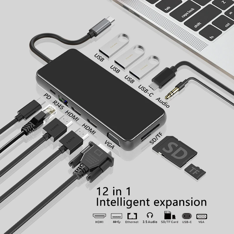 док станция mst usb c для ноутбука usb 30