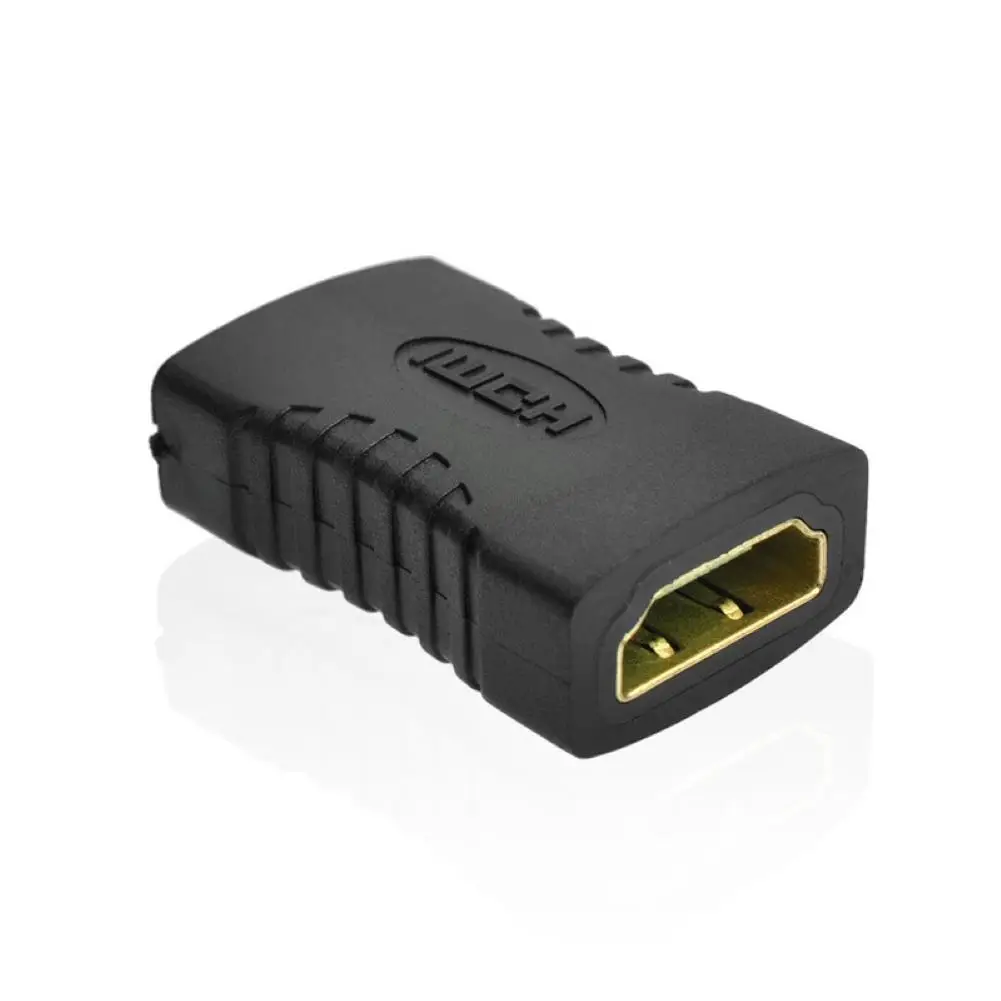 hdmi compatible female to female video cable connector extender adapter for hdtv hdcp 1080p wearable devices smart accessories free global shipping