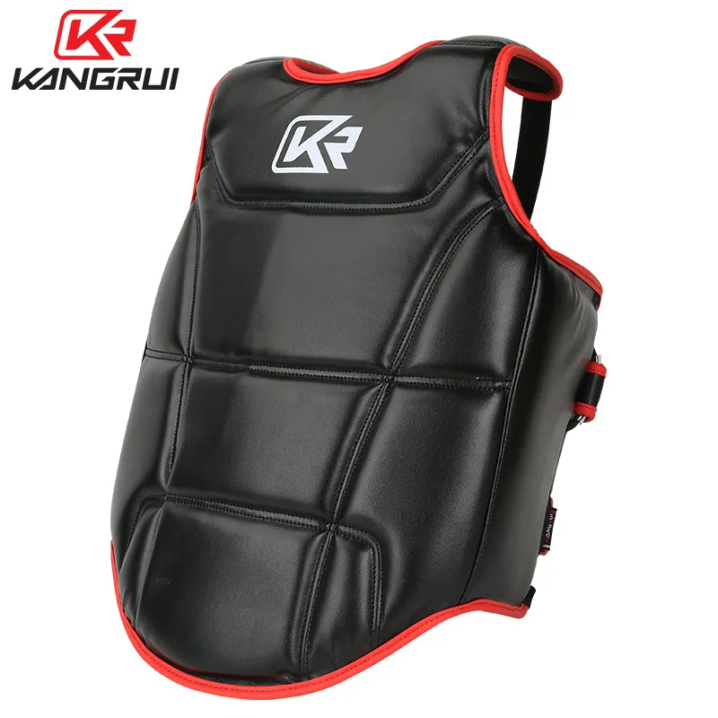 

Chest Guard Boxing MMA Kickboxing Body Protector Martial Arts WTF Reversible Rib Shield Taekwondo Target Training Uniform