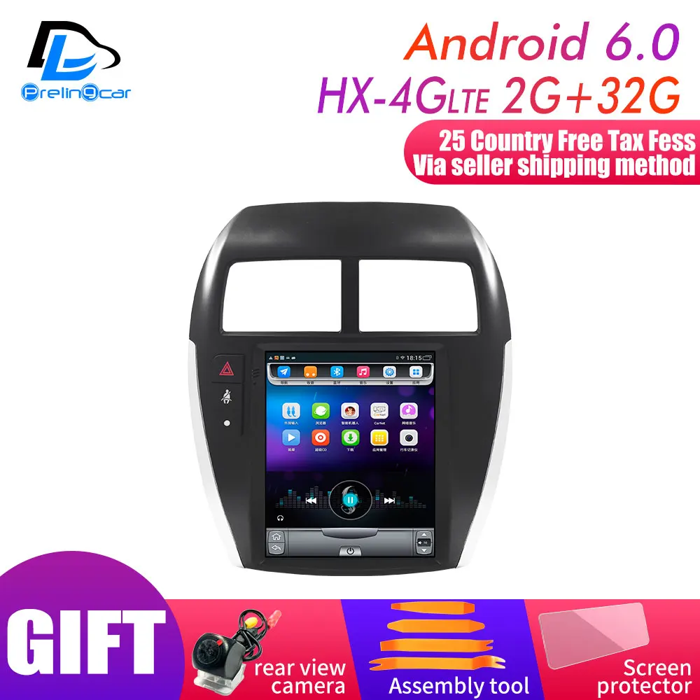 HX-4G 2G32G An6.0 4G Lte 32G rom вертикальный экран android система Мультимедиа Видео Радио плеер для MITSUBISHI ASX Навигация стерео - Цвет: HX-4G 2G32G An6.0