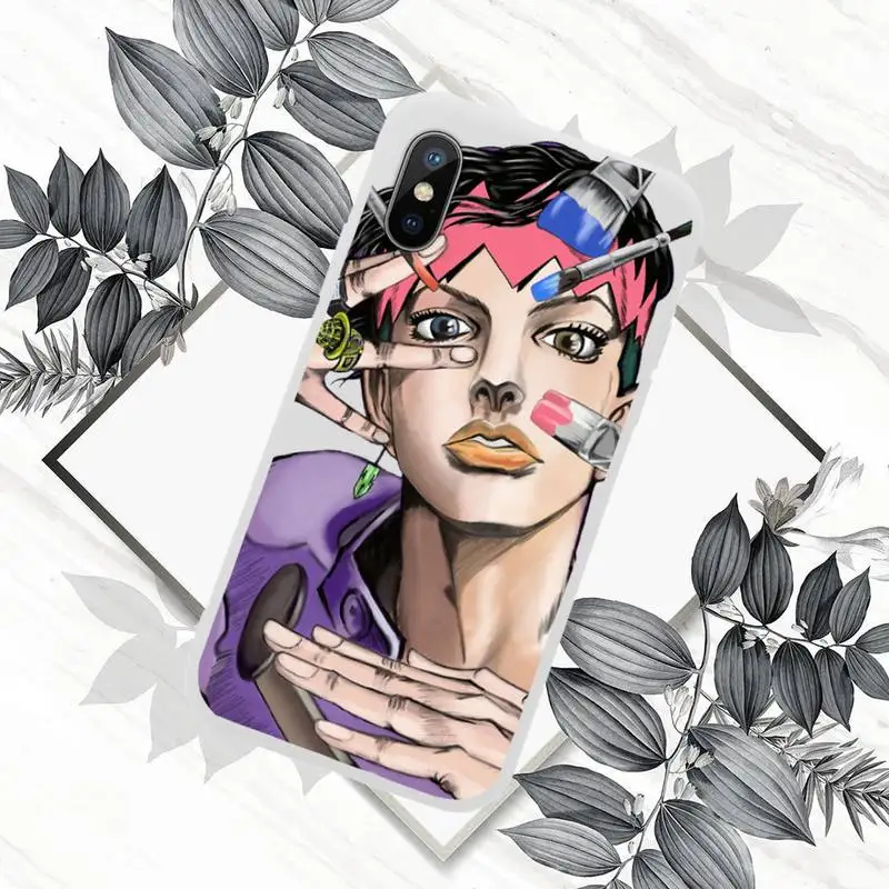 

JOJOS BIZARRE ADVENTURE OVER HEAVEN Phone Case Candy Color for iPhone 11 12 mini pro XS MAX 8 7 6 6S Plus X SE 2020 XR