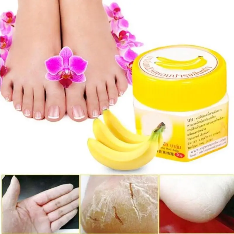 Thailand Banana Anti-chapping Repair Heel Cream Moisturizing Prevent Dry Crack Ointment Foot Care Relief Smooth Skin |