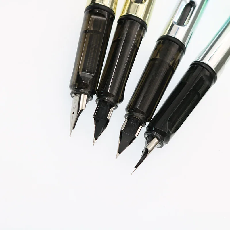 Fashion New Plastic Plating Gradient Pens For Men And Women Are Often Used In Student School Business Office Pen Fine Gift Pen