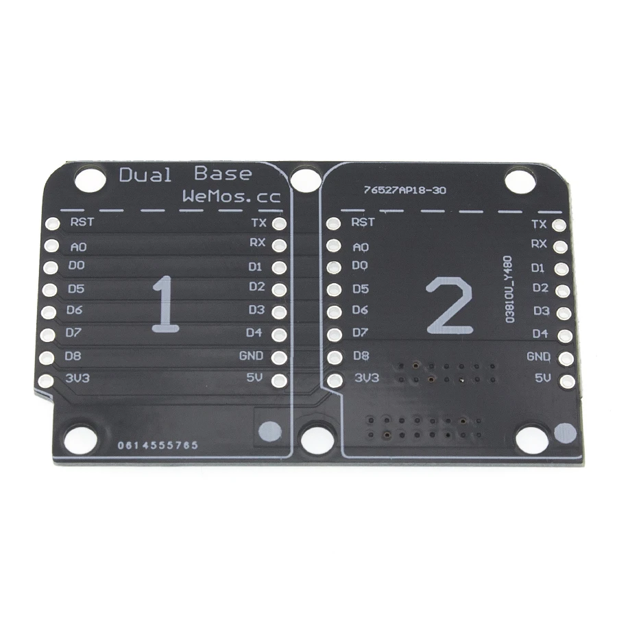 10 комплектов двойной разъем базовый щит для WeMos D1 Mini NodeMCU ESP8266 Diy PCB Плата