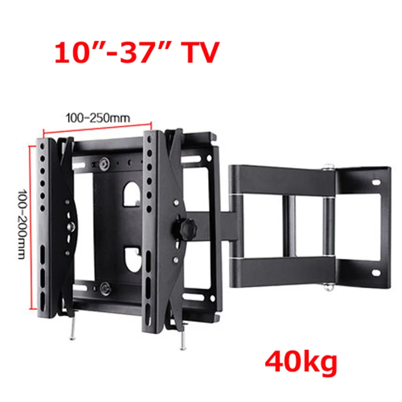 DL-D-103XT 1"-37" VESA 200X20 40 кг полный движения 6 arm регулируемый кронштейн универсальный кронштейн для телевизора жк-дисплей настенное крепление led стенд поворотный
