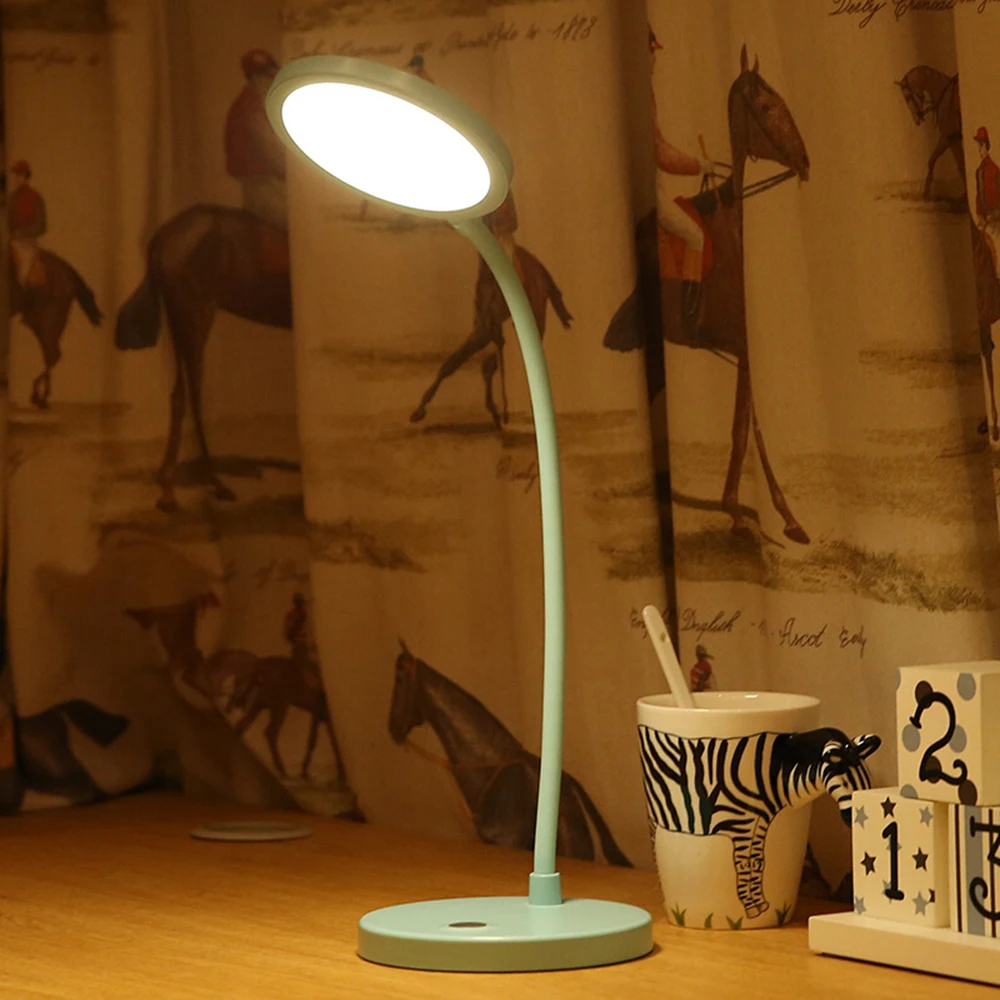 

Portable USB Rechargeable LED Folding Desk Lamp Eye Protection One Touch Stepless Dimming Reading Table Lamp Bed Light