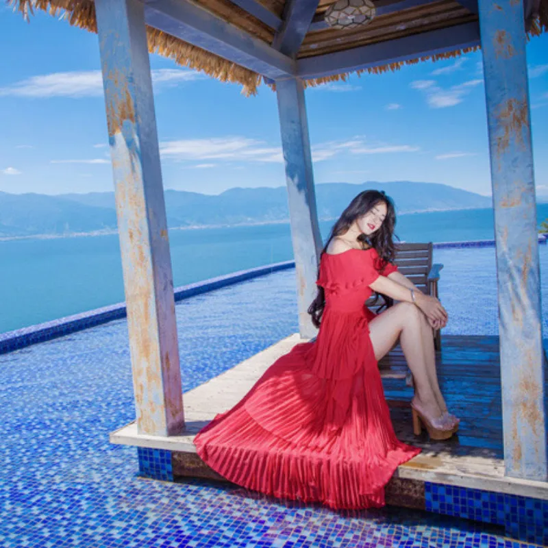 Богемное белое Макси платье длинное сексуальное женское вечернее с открытыми