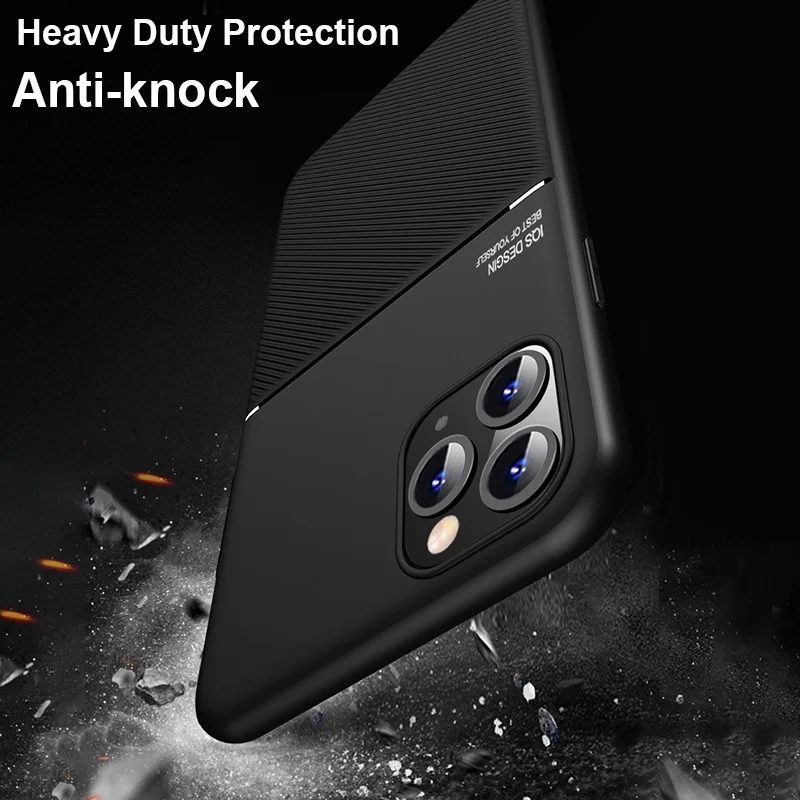 Роскошный Матовый чехол для iPhone 11 Pro MAX X XR XS SE 2020 тонкий кожаный 6 6S Plus 7 8 | Мобильные