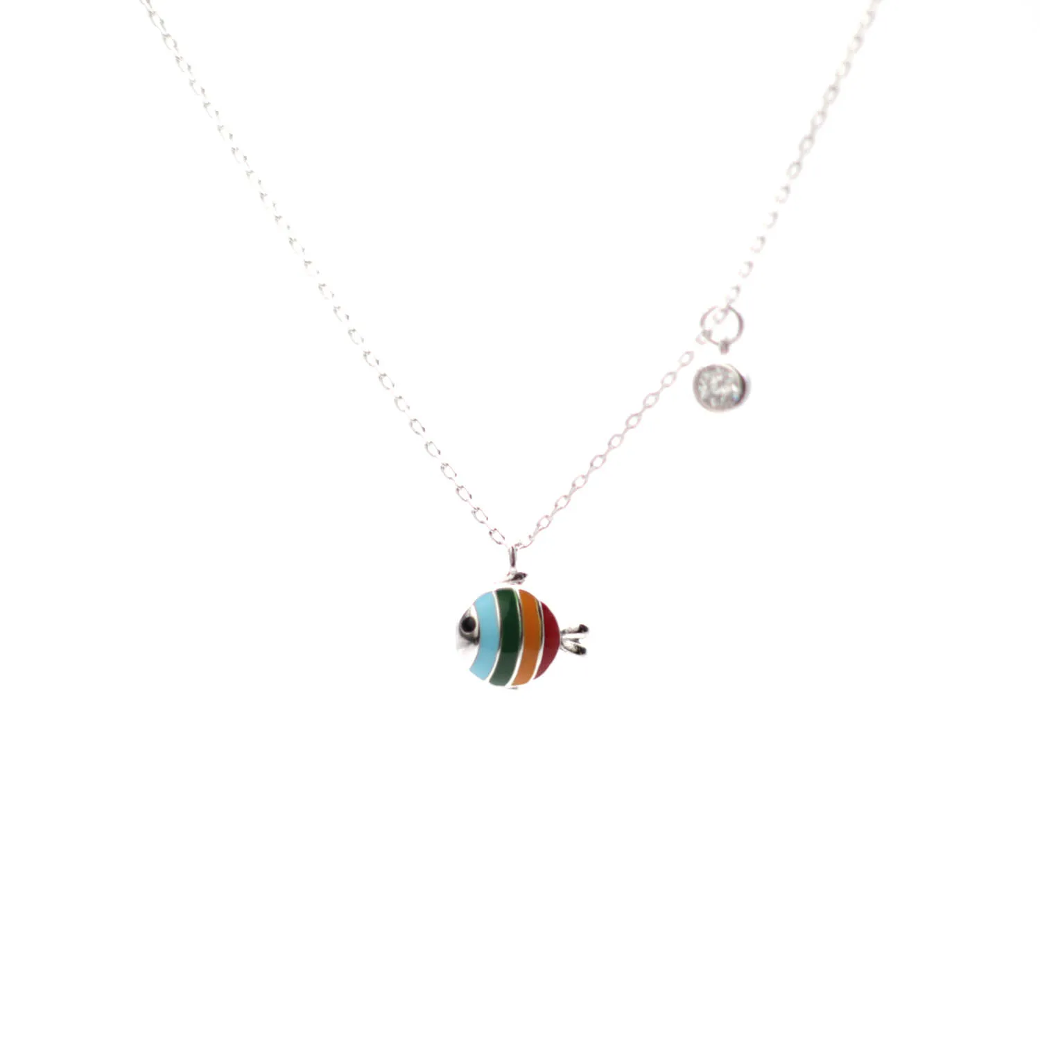 

Модный серебряный цвет Морская жизнь Милая Рыба кулон ожерелье для женщин девушек элегантные ювелирные изделия