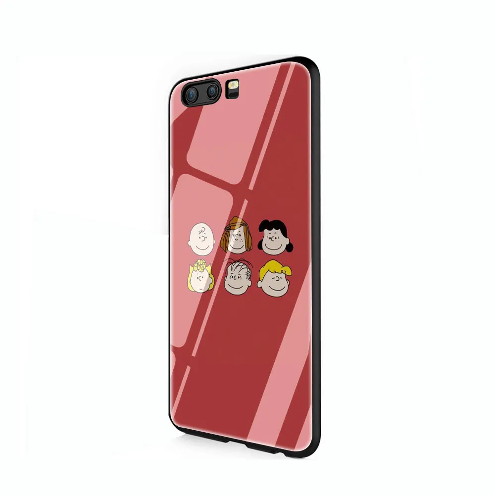 G10 EWAU арахис шаблон закаленное стекло чехол для телефона huawei mate P 10 20 30 Lite Pro Y9 Honor 8X 7A - Цвет: G10