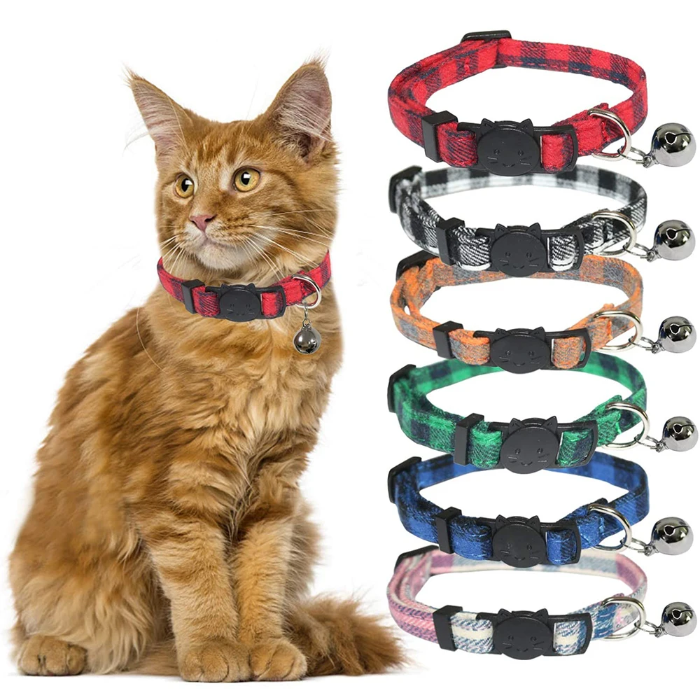Ошейник для кошек с колокольчиком новинка 2020 ошейник безопасности съемный