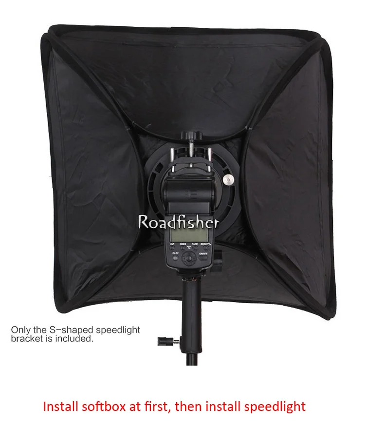 Roadfisher ручной S-образный световой фонарь для фотосъемки держатель