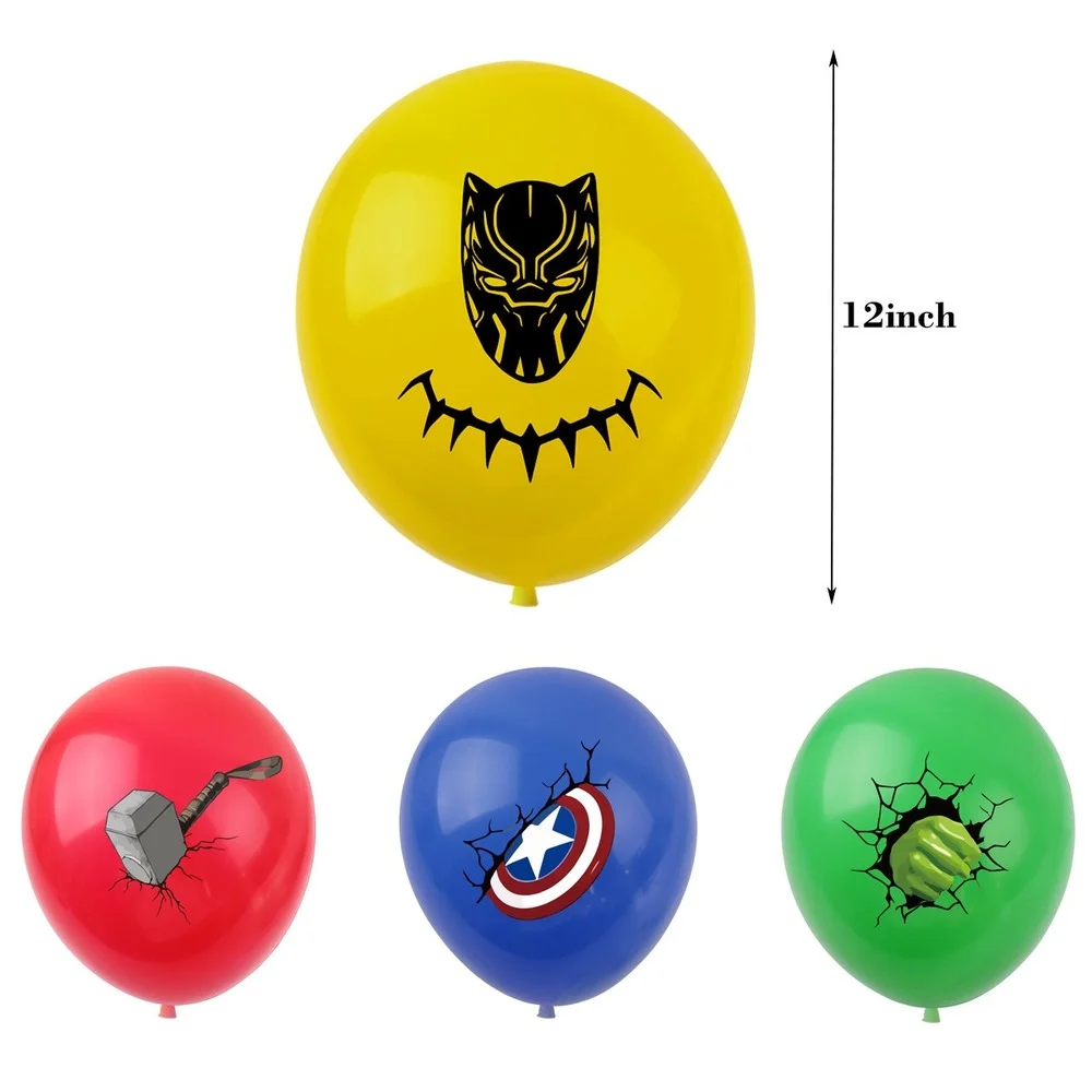 Латексные воздушные шары с супергероями Марвел праздничные баннеры для