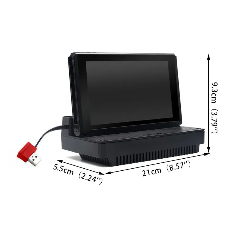 

USB Port Charging Base Station Cooling Fan Game Console Dock Cooler for Switch