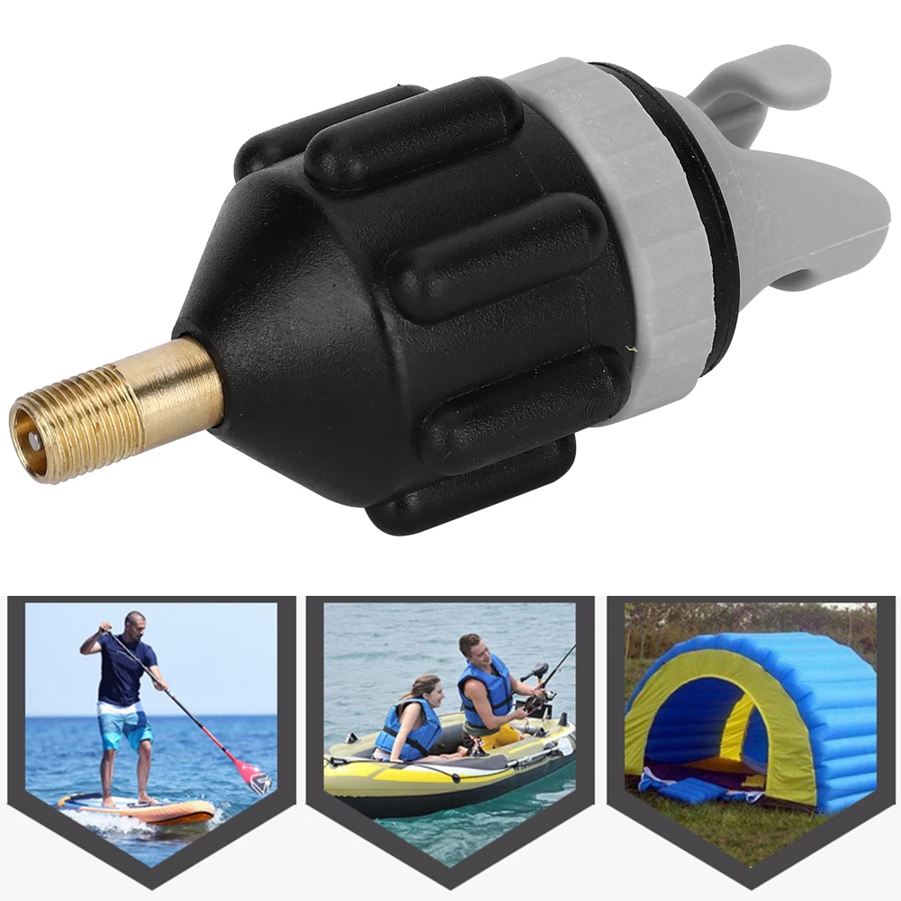 

2Pcs Air Pump Inflator Surfboard Paddle Board Canoeing Adapter Heads Accessory Air Pump Adapter Heads
