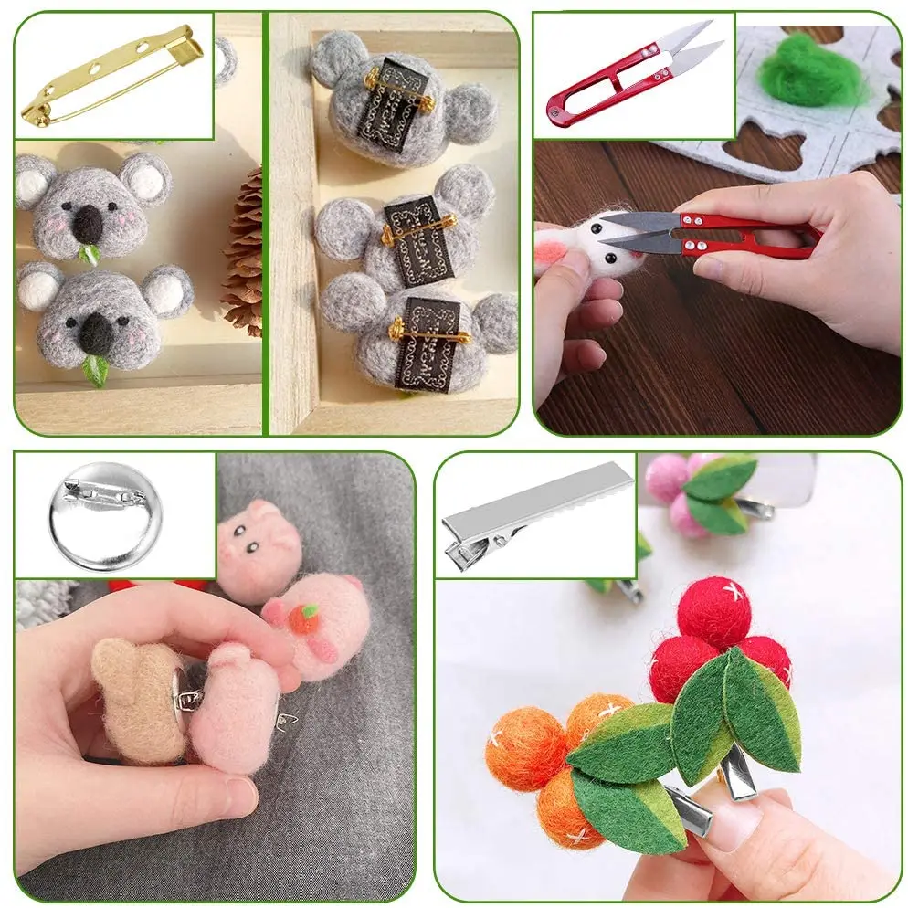 

LMDZ 78PCS Needle Felting Kit, Wool Felting Kit, 20 Colors Wool Roving for Needle Felting(10g/Color), Needle Felting Starter Kit