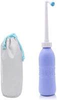 650 ml large portable shattaf bidet bottle handheld travel toilet shataf hand spray seat water pinkblue