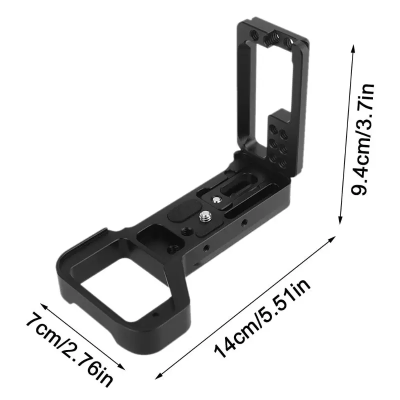 

Metal Aluminum Holder Base Hand Grip Quick Release L Plate Bracket for Sony A-lpha ILCE9M2 A7R4 A9II A7RIV Camera