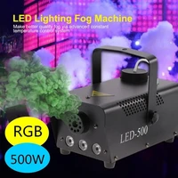 500w disco colorful smoke 3in1 machine led remote fogger ejector dj christmas party stage light fog machine for party wedding