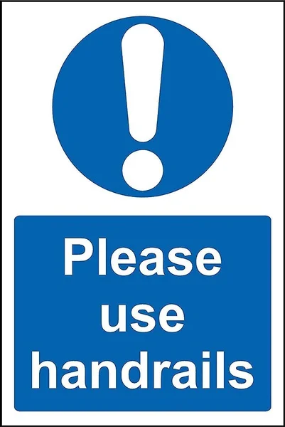 

Please Use Handrails Retro tin sign nostalgic ornament metal poster garage art deco bar cafe shop