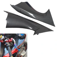 motorcycle fairing air duct side cover insert part carbon fiber pattern for yamaha yzf r6 2008 2009 2010 2011 2012 2013 2014
