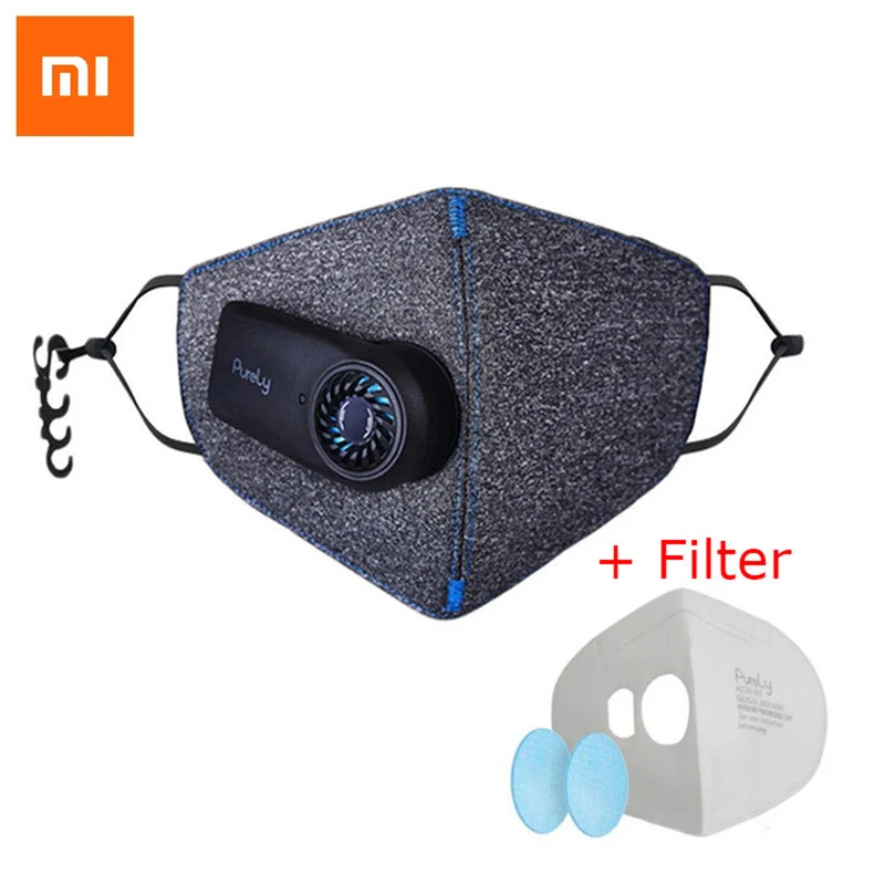 Oiginal Xiaomi чисто анти загрязнения воздуха спортивная маска с PM2.5 550mAh перезаряжаемый