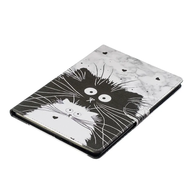 Чехол для huawei MediaPad T3 10 чехол Kawaii Единорог кошка девушки цветок окрашенный PU кожаный чехол-подставка для huawei T3 10 чехол 9,6"