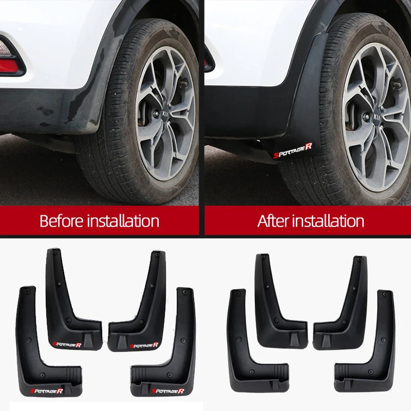 

Брызговики для KIA Sportage QL 2017 2018 2019, 4 шт.