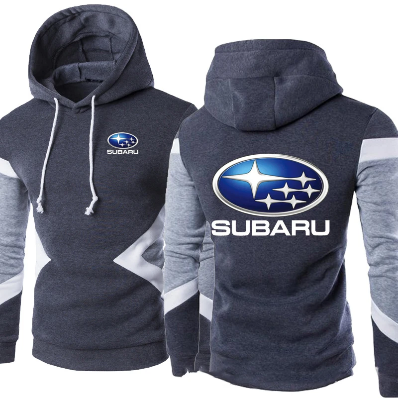 

Новинка 2021, Мужская модная Толстовка для SUBARU Cars, высококачественный однотонный пуловер с длинным рукавом и капюшоном, Свитшот