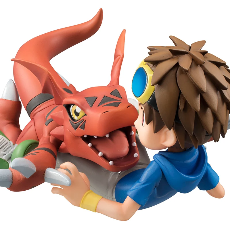 

Digimon Guilmon Matsuda Takato Original Bandai Megahouse Mh Gem Pvc Collection Model Toy Anime Figure Toys for Kids
