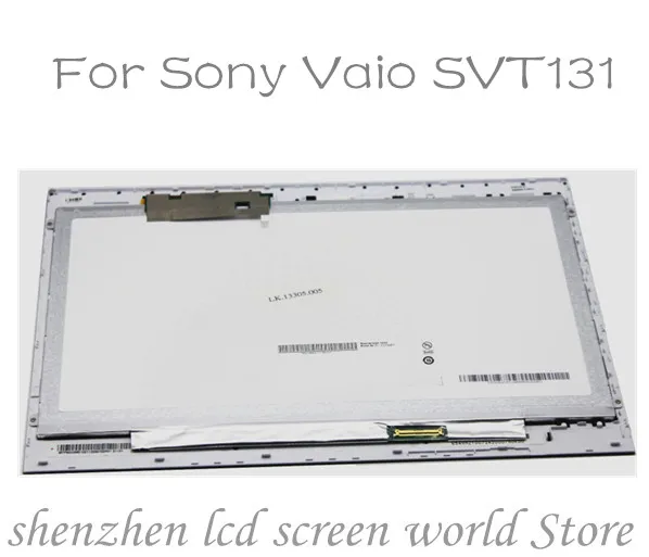 Стекло для сенсорного экрана ноутбука + дигитайзер рамка Sony Vaio T13 SVT13 SVT131A11L |