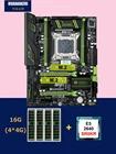 Супер материнская плата HUANANZHI X79 с двойным слотом M.2 SSD ЦП Xeon E5 2640 2,5 ГГц ОЗУ 16 Гб (4*4G) REG ECC компьютерные детали на заказ