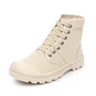 Новинка 2021 парусиновая обувь мужские ботильоны модные мужские ботинки на нескользящей толстой подошве брендовая мужская обувь модные ботинки весна-осень K055