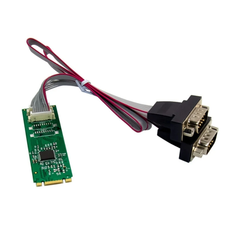 

M.2 B+M Key 2S Serial Port Card M.2 to DB9 RS232 Adapter Expansion Card for PC