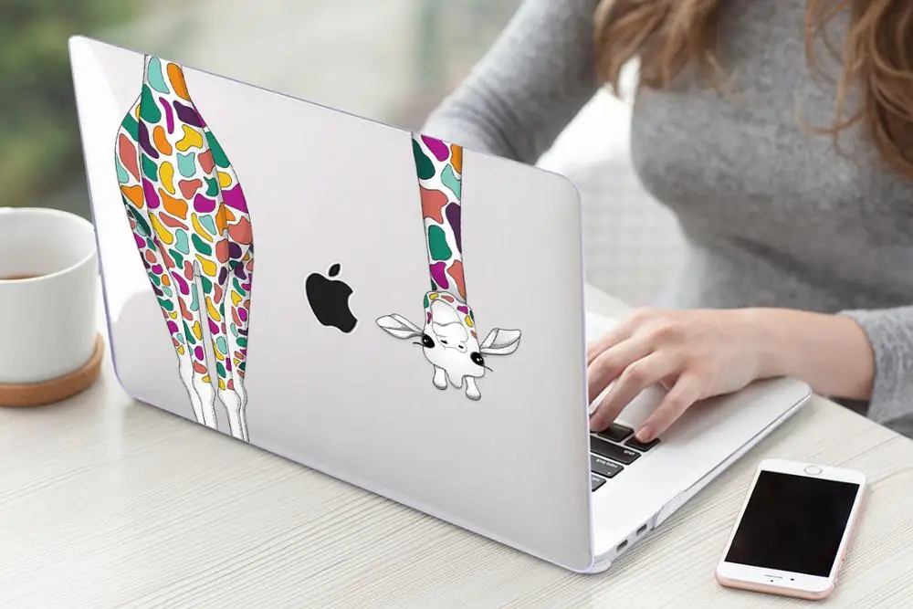 Цветочный чехол для ноутбука MacBook Air 13 A1466 A1932 Pro 13 15 16 дюймов Сенсорная панель A2141 a2159 пластиковый жесткий чехол Keybaord