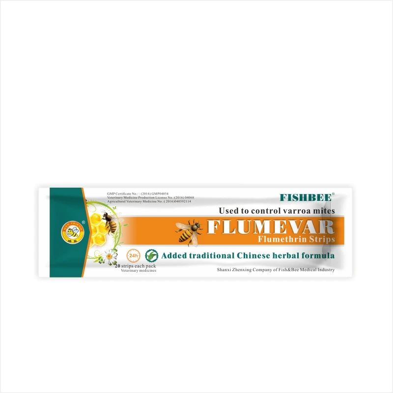 FLUMEVAR flumethrin полоса varroa клеща убийца 2 полоски образец Fishbee manpu с китайскими