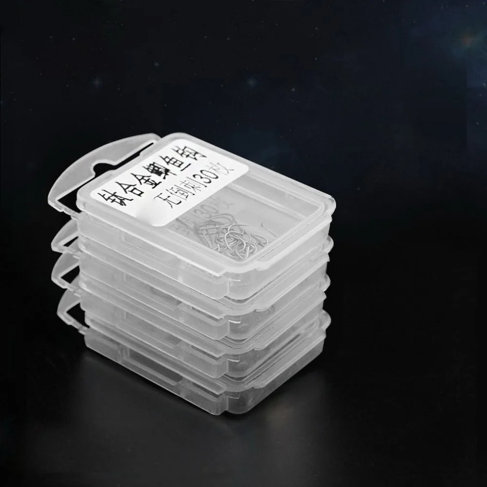 Крючок в виде кальмара из титанового сплава Сверхлегкий Супер жесткий черный яма