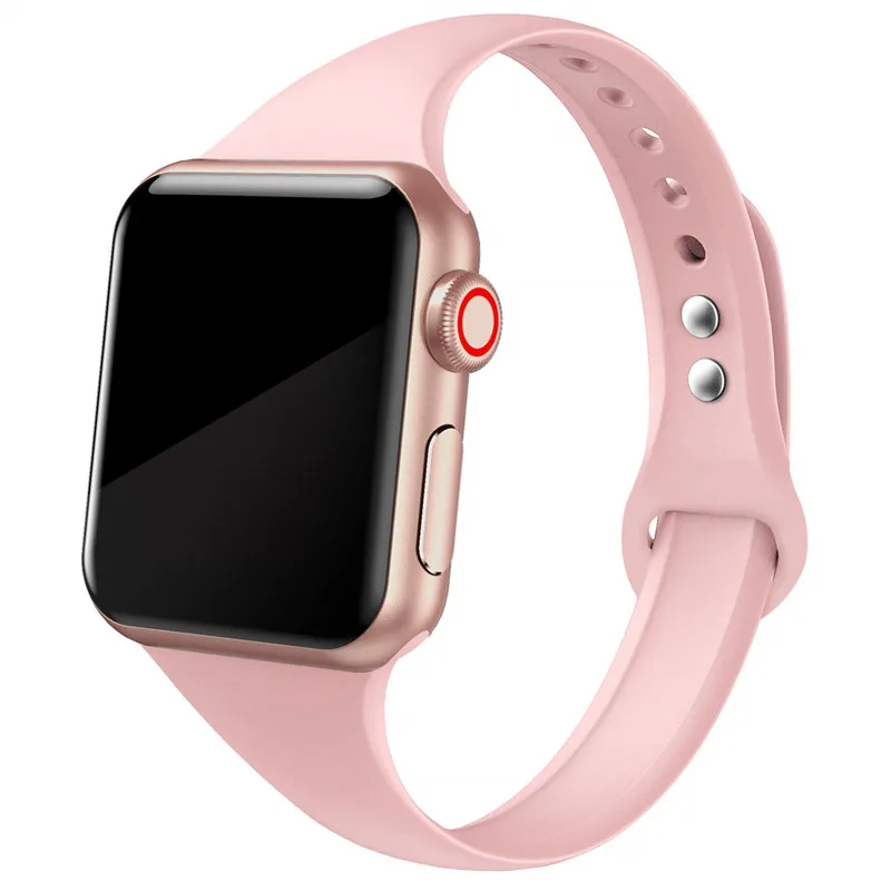 retro rose 17 Ремешок для apple watch, ремешок для apple watch 5, 4, 3, 2, iWatch, ремешок 42 мм, correa, 38 мм, 44 мм, 40 мм, силиконовый браслет pulseira, ремешок для часов - Цвет ремешка: retro rose 17