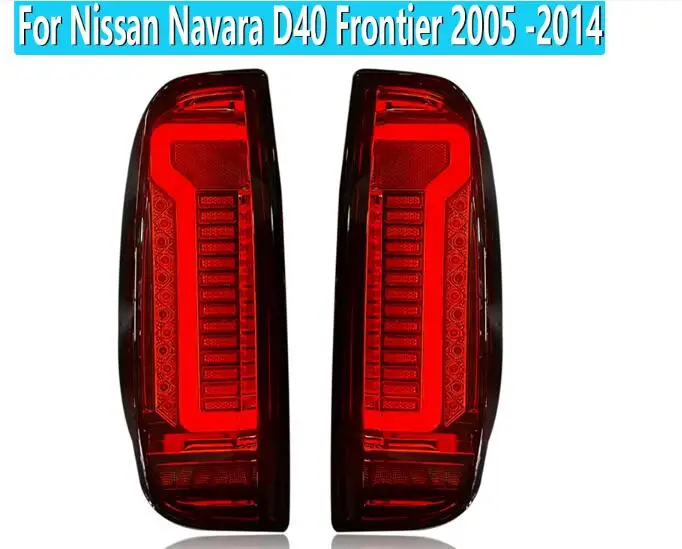 1 комплект для Nissan Navara D40 Frontier 2005 -2015 автомобильный Стайлинг светодиодный задний