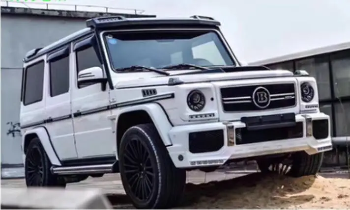 W463 ABS углеродного волокна автомобиль передний крыш крылатых багажник выступ