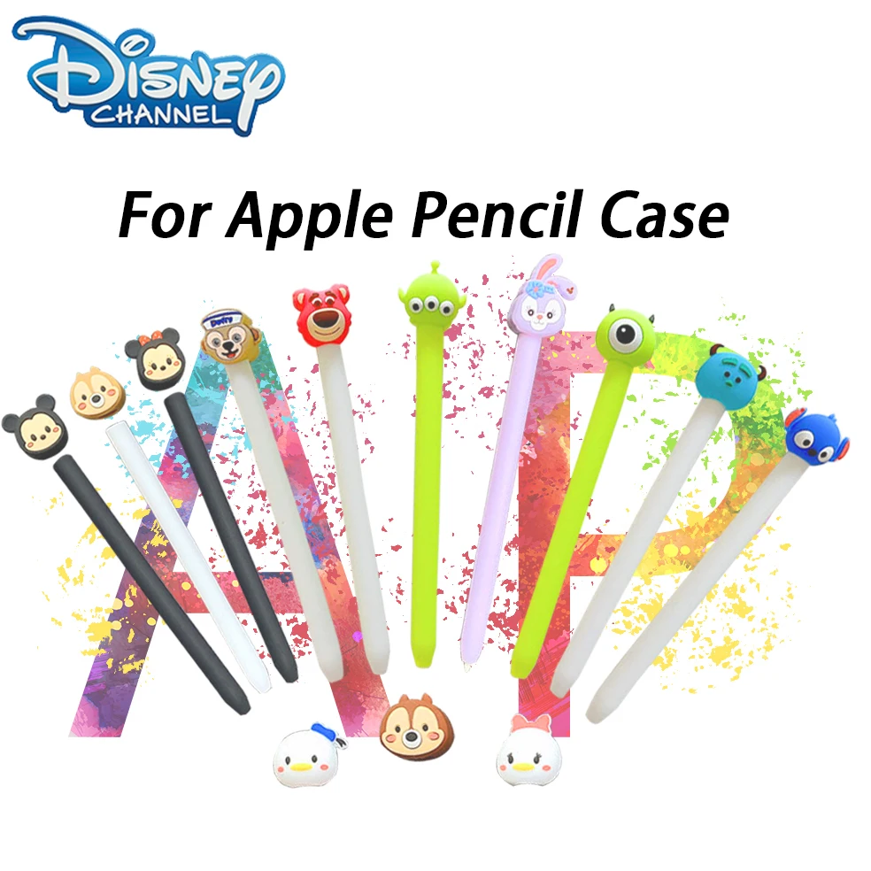 Силиконовый чехол для Apple Pencil 1 2 с рисунком Минни и Маус | Компьютеры офис