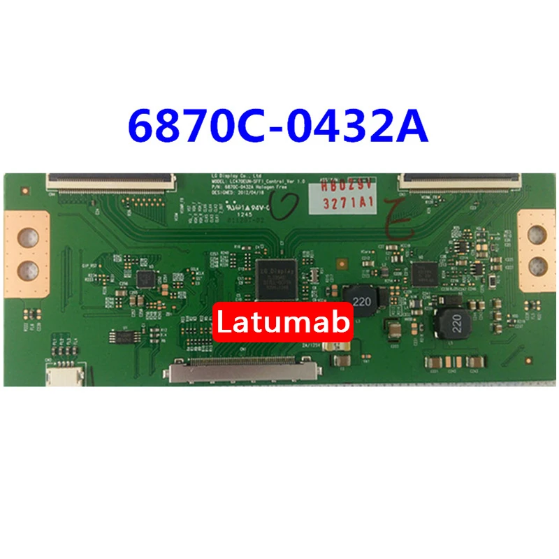 

Latumab Original T Con Board for 6870C-0444A 6870C-0432A Controller TCON Logic Board for LG LC470DUE-SFR1 LC470EUN-SFF1