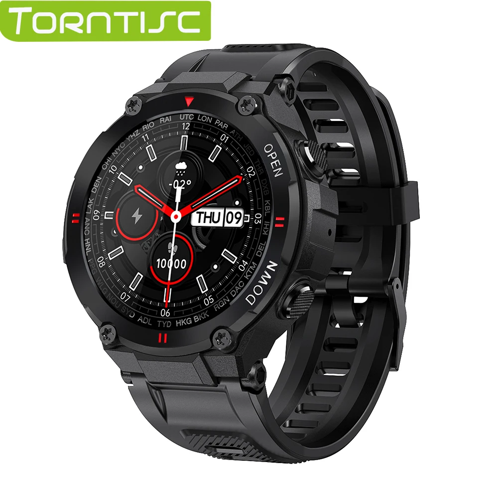 

Torntisc K22 Smart Watch Men Sport Fitness Tracker Heart Rate Monitoring 400mah Waterproof Alarm Clock Reminder Smartwatch