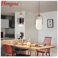 hongcui nordic creative pendant light contemporary simple led lamps fixtures for home dining room