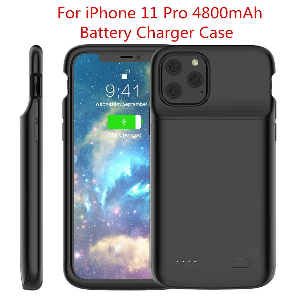 For iPhone 11 Pro Для iPhone 11 11 Pro 11 Pro Аккумулятор Max чехол 5000 мАч Внешний аккумулятор зарядное устройство чехол для iPhone 6 6s 7 8 Plus Xr X Xs Max чехол - Цвет: For iPhone 11 Pro