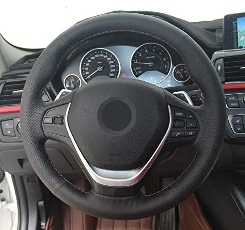 

Car DIY Microfiber Leather Steering Wheel Cover For BMW 3Series F30 F31 F34/4Series F32 F33 F36 / 2Series Interior Accessories