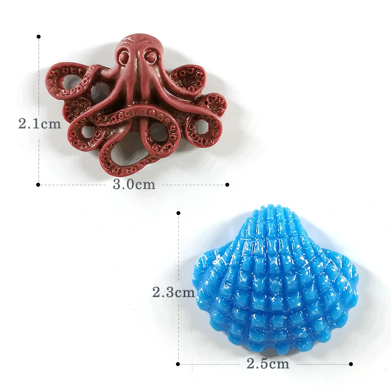 10pcs Sea Fish Ocean Resin fridge Magnets Cartoon Souvenir Refrigerators Magnetic Message Sticker Home Decor Kitchen Accessories | Дом и сад